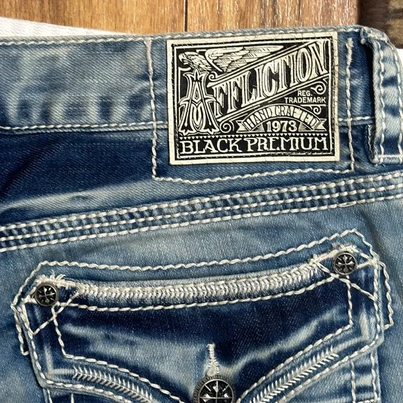 Affliction Men’s Jeans Cooper - Picture 3 of 8
